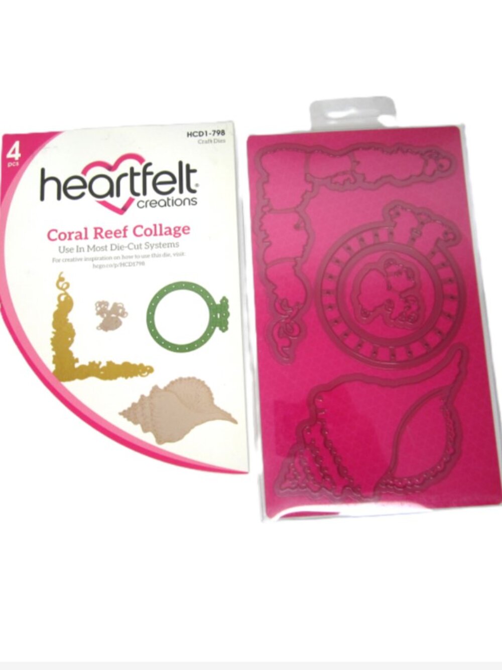 Heartfelt Creations Coral Reef Collage Beach Ocean Nautical Craft Dies
